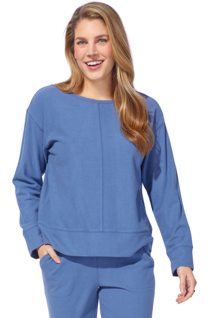 Butter Rib Knit Snuggly Pullover