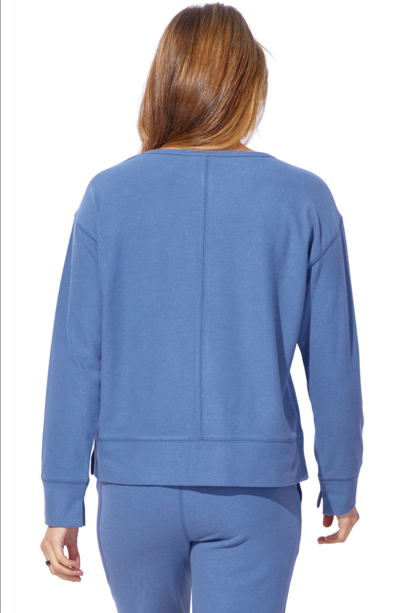 Butter Rib Knit Snuggly Pullover