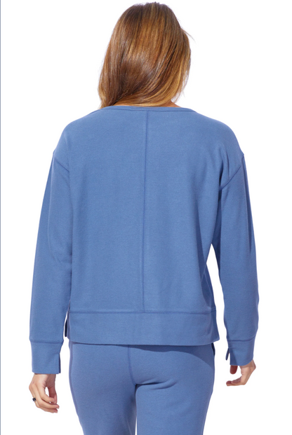 Butter Rib Knit Snuggly Pullover