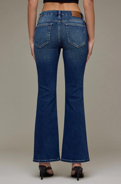 Dark Wash Mid Rise Bootcut Jeans