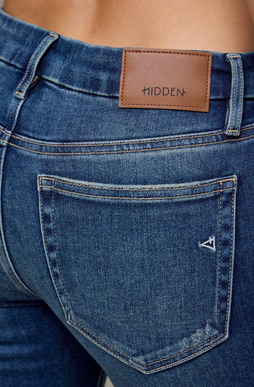 Dark Wash Mid Rise Bootcut Jeans