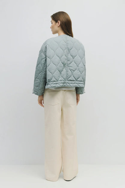 Quilted Jacket with Adjustable Cords