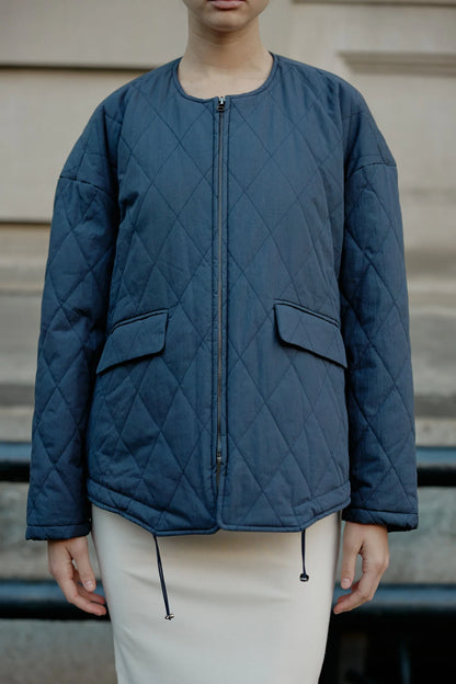 Oversized Cotton-Blend Utility Jacket