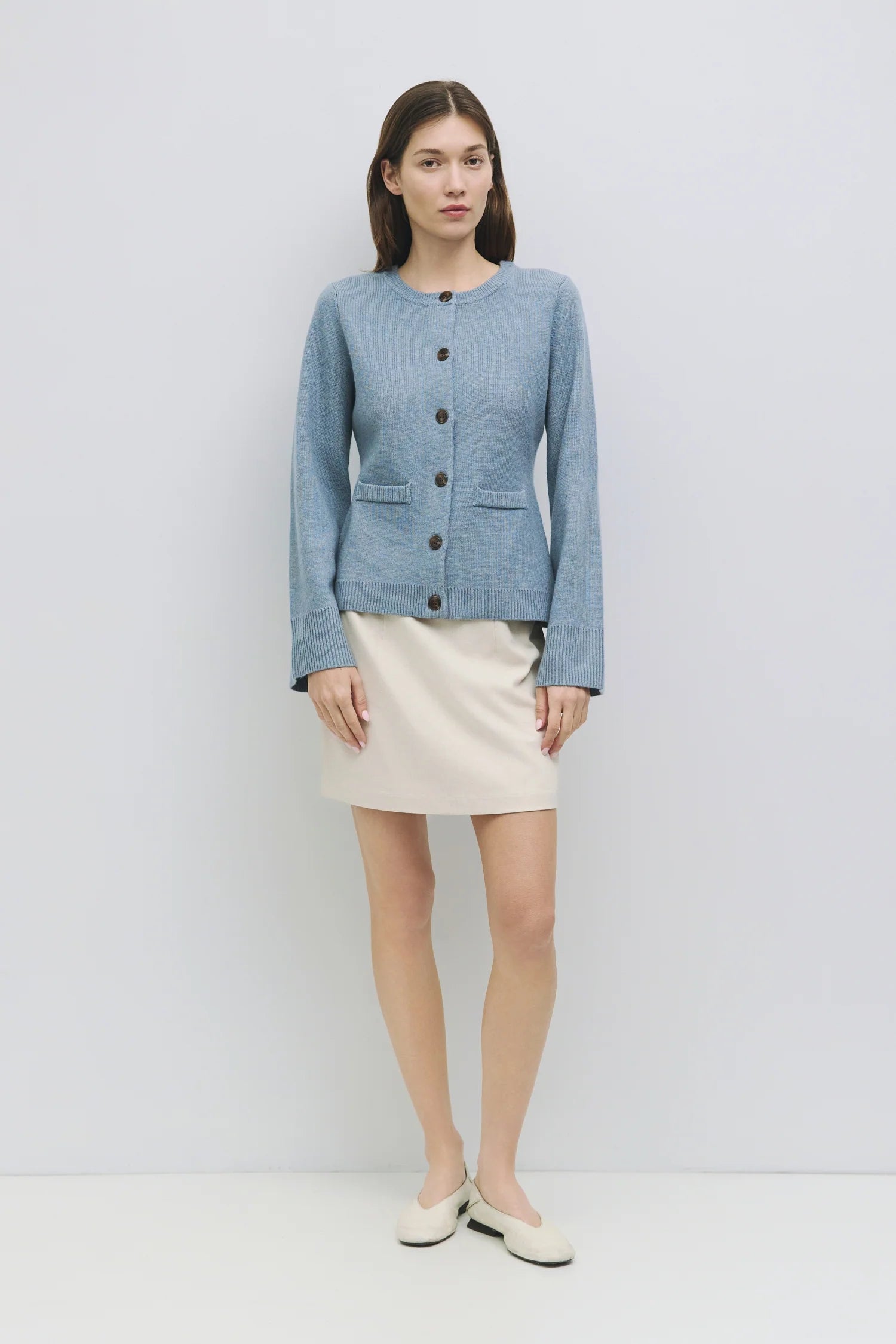 Flared Sleeve Cardigan