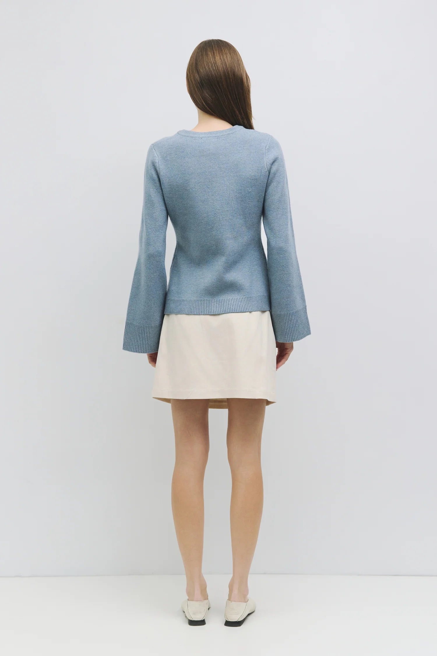Flared Sleeve Cardigan