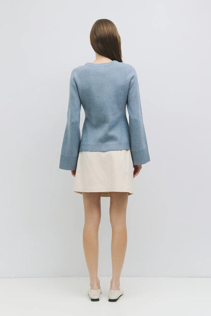 Flared Sleeve Cardigan