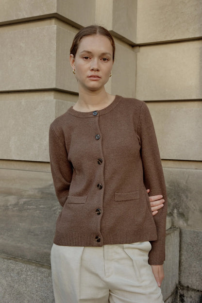 Flared Sleeve Cardigan