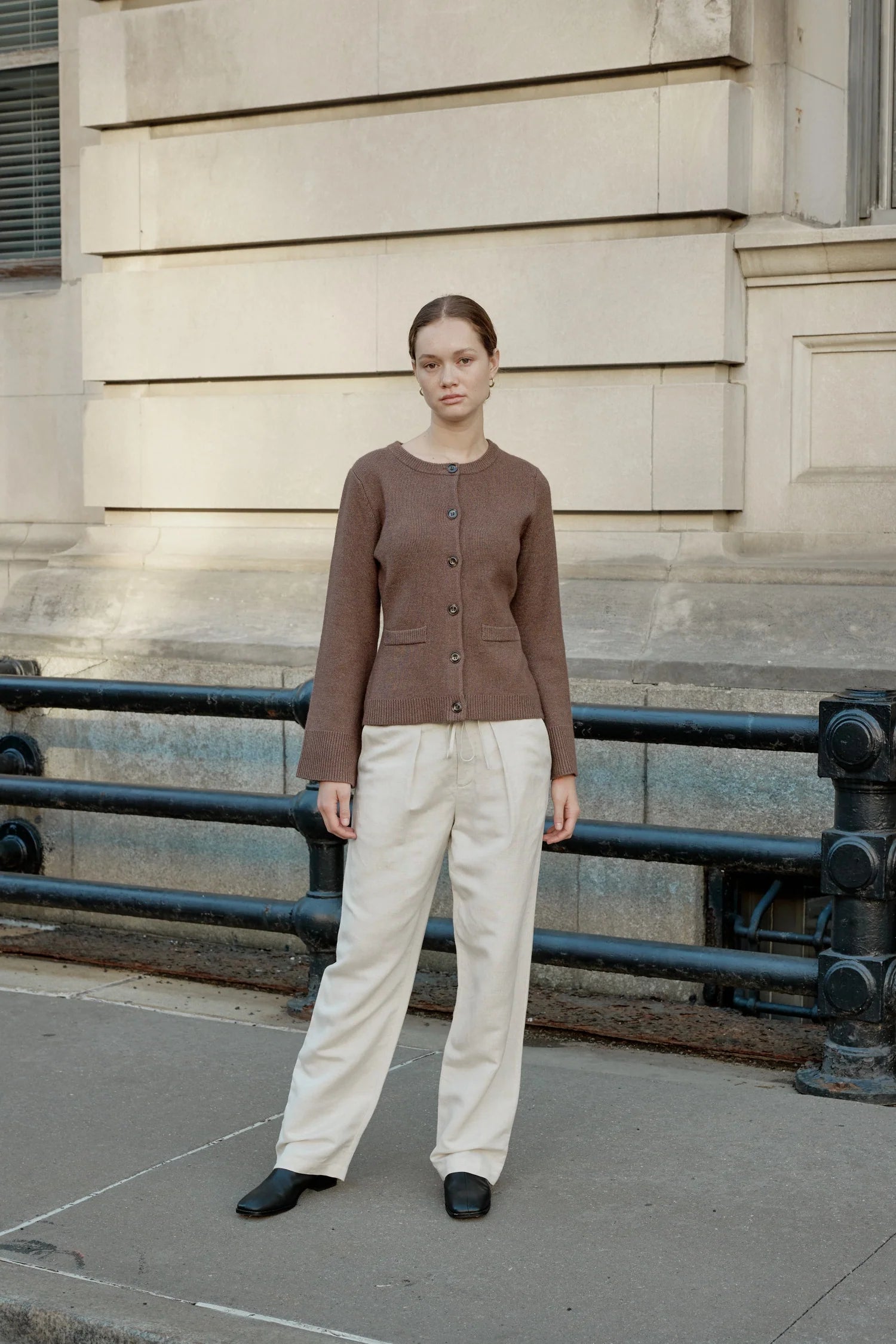Flared Sleeve Cardigan