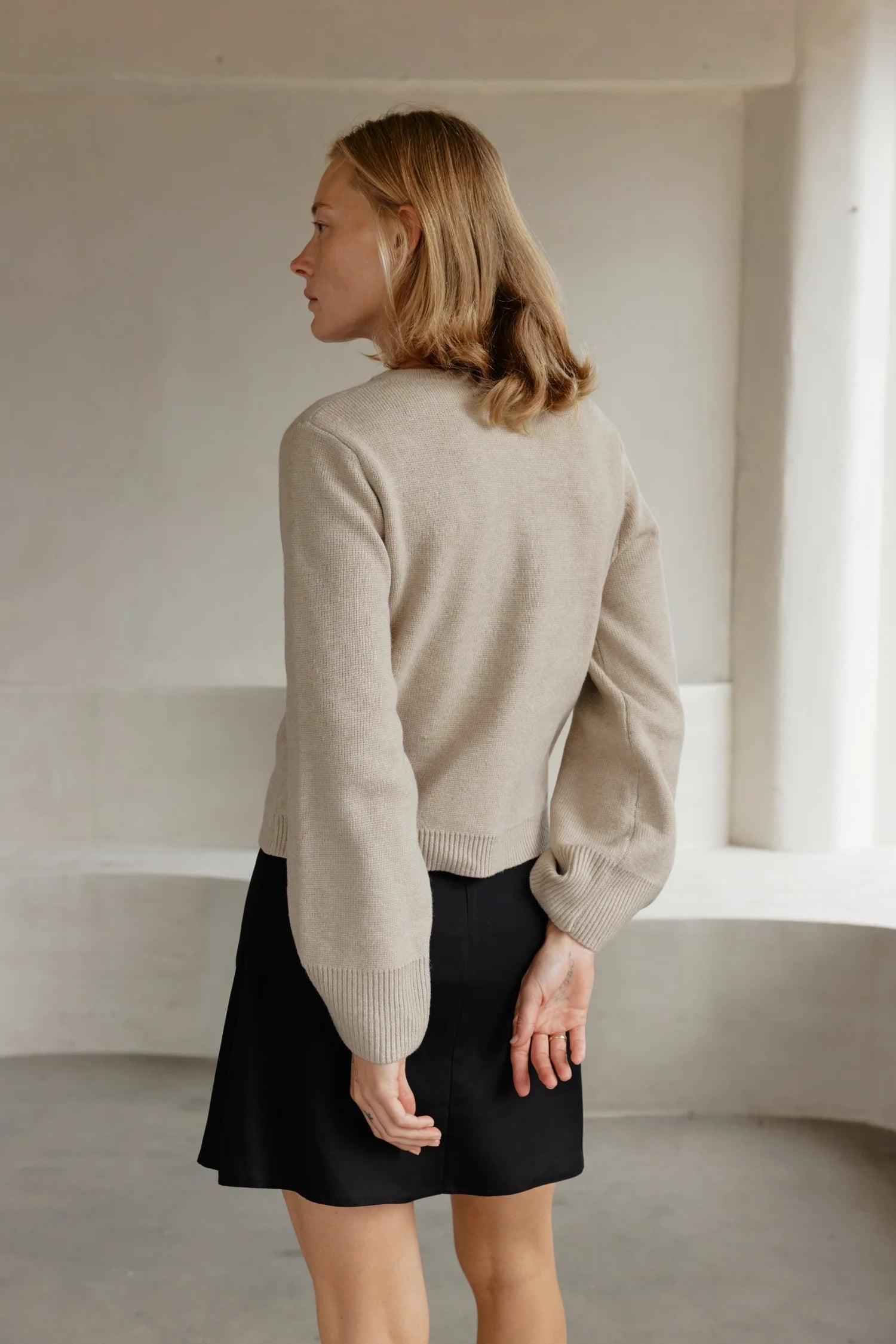 Flared Sleeve Cardigan