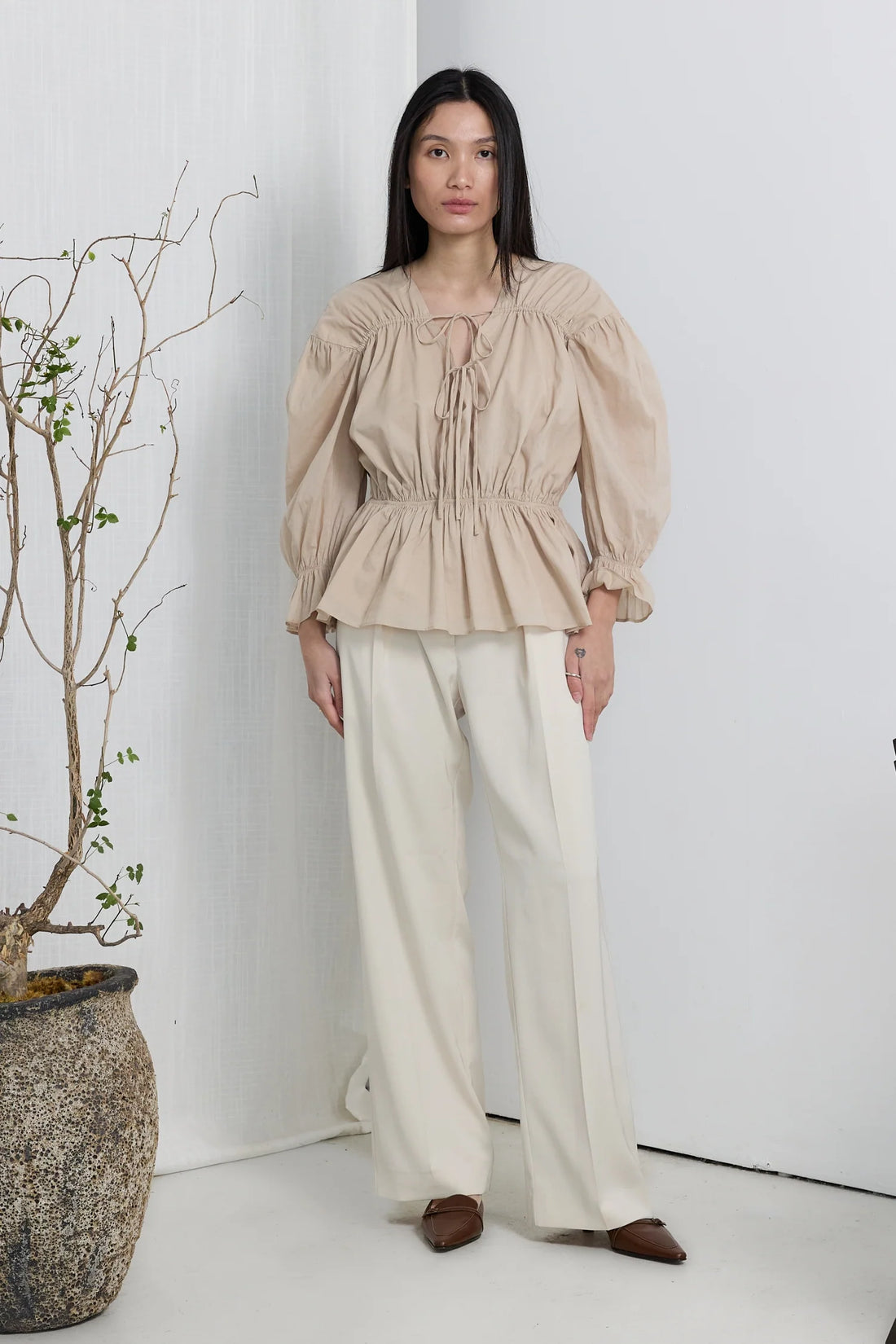 Feminine Cotton Blouse