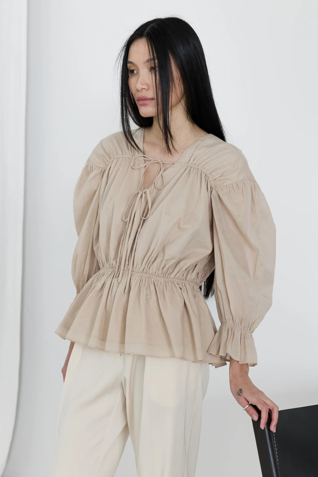 Feminine Cotton Blouse