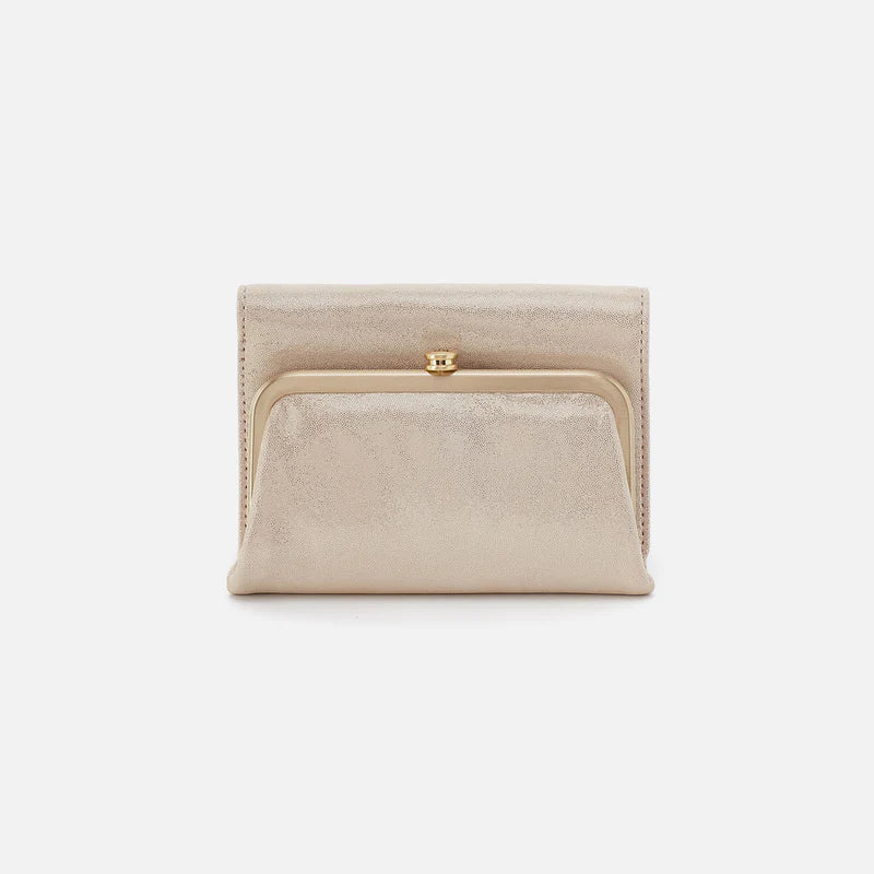 Sand Shimmer Compact Wallet