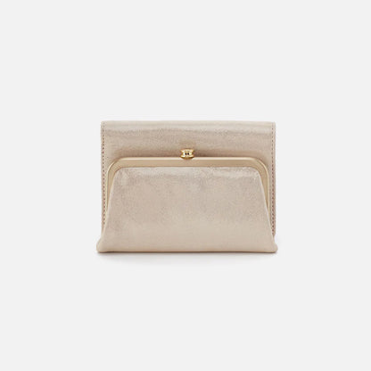 Sand Shimmer Compact Wallet