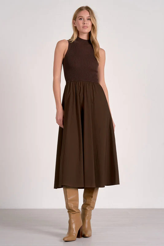 The Raven High-Neck Dress