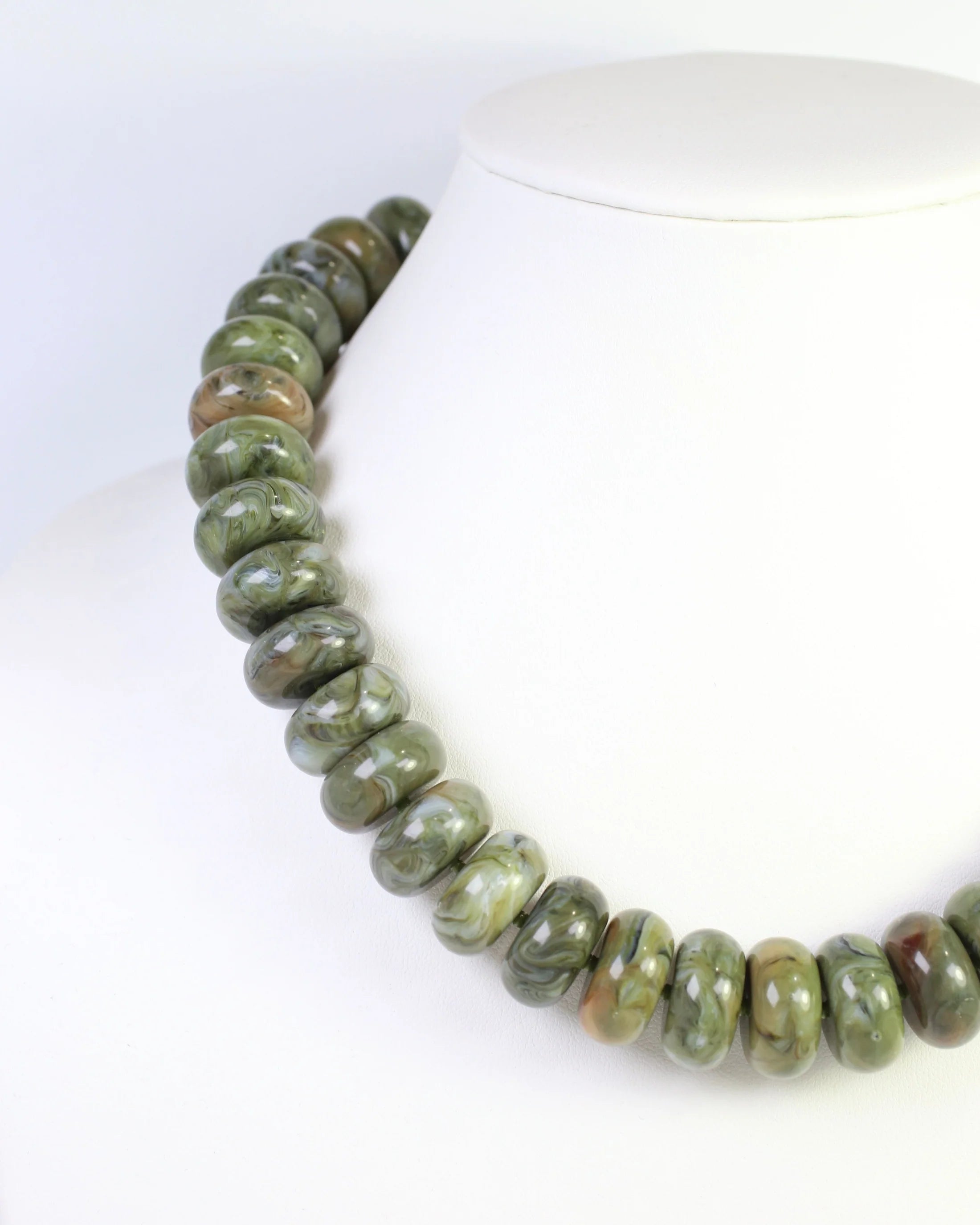 Pipestone Marble Beaded Necklace