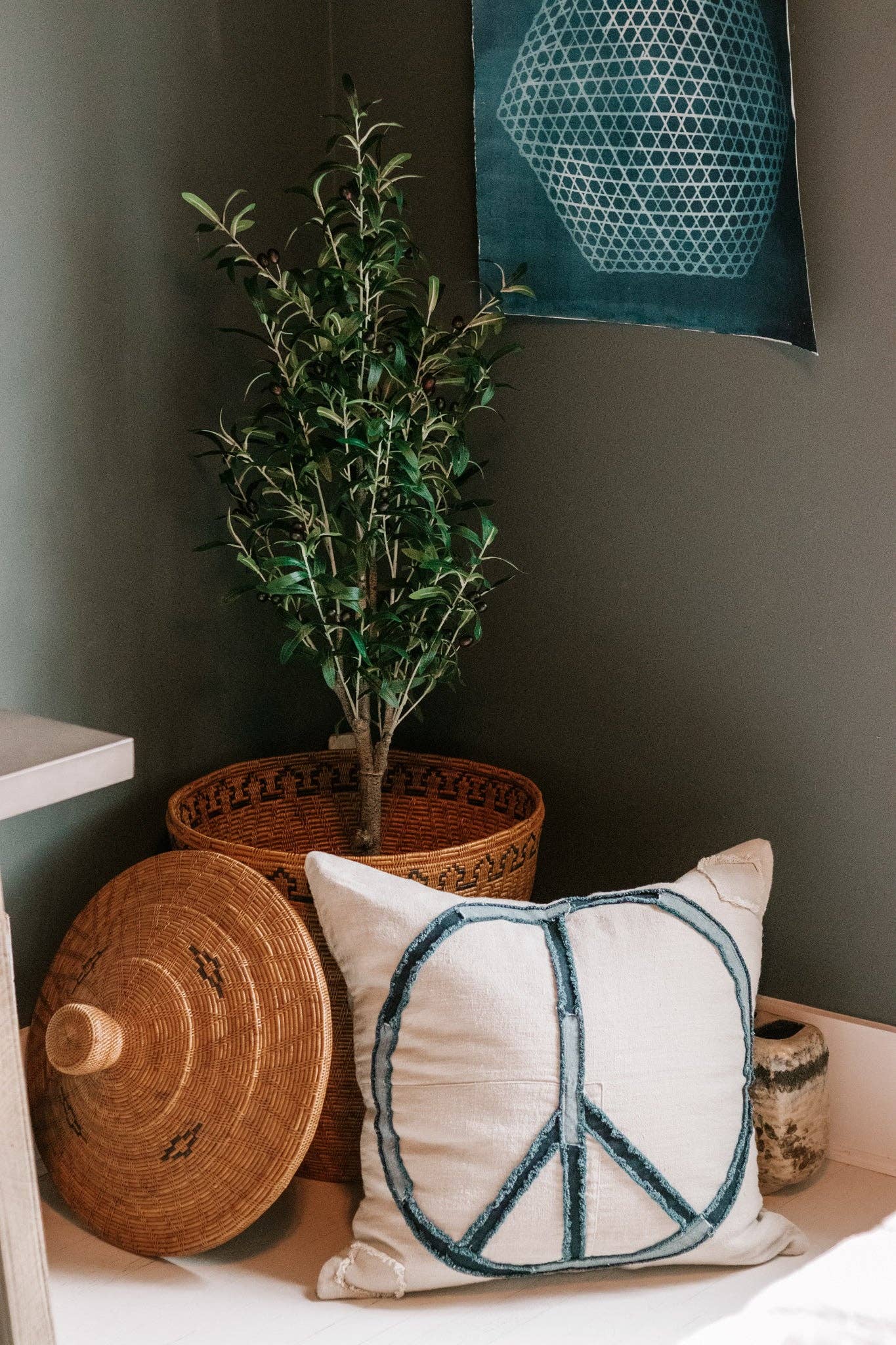 Pillow Collection- Peace Stitched Pillow