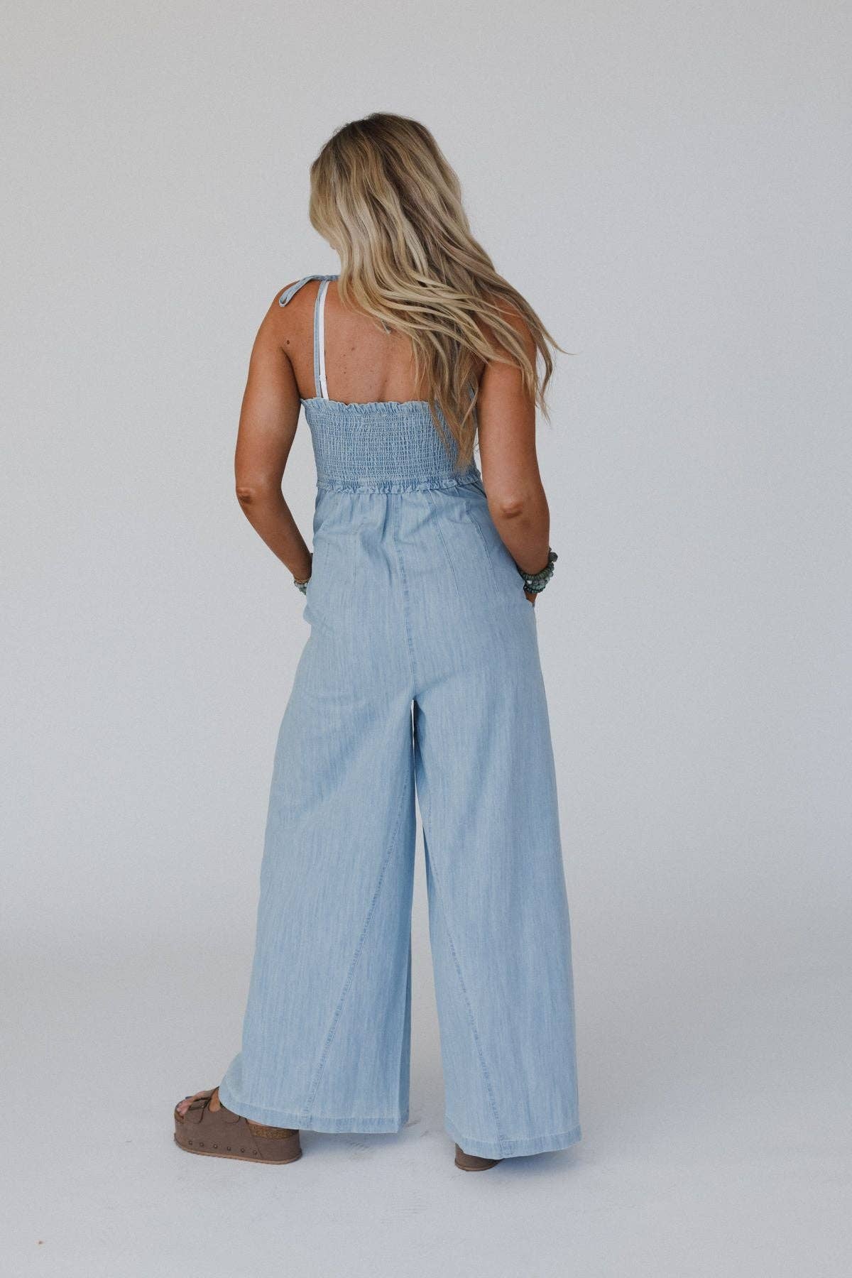 Smocked Jumpsuit