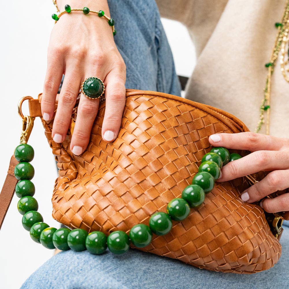 Iris Large Resin Bead Necklace