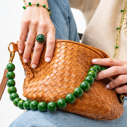 Iris Large Resin Bead Necklace