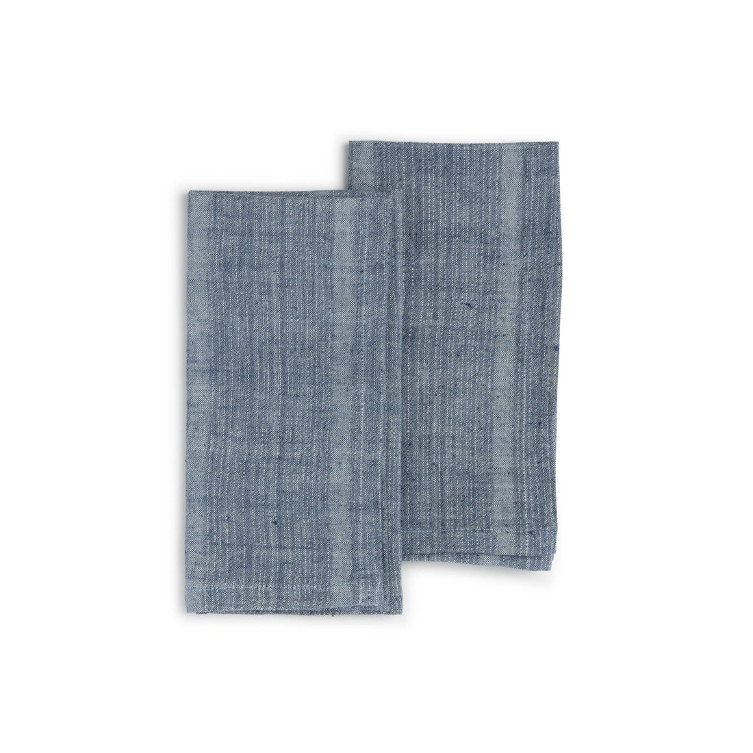 Indigo Sea Napkin (Set of 2), Handwoven Organic Cotton