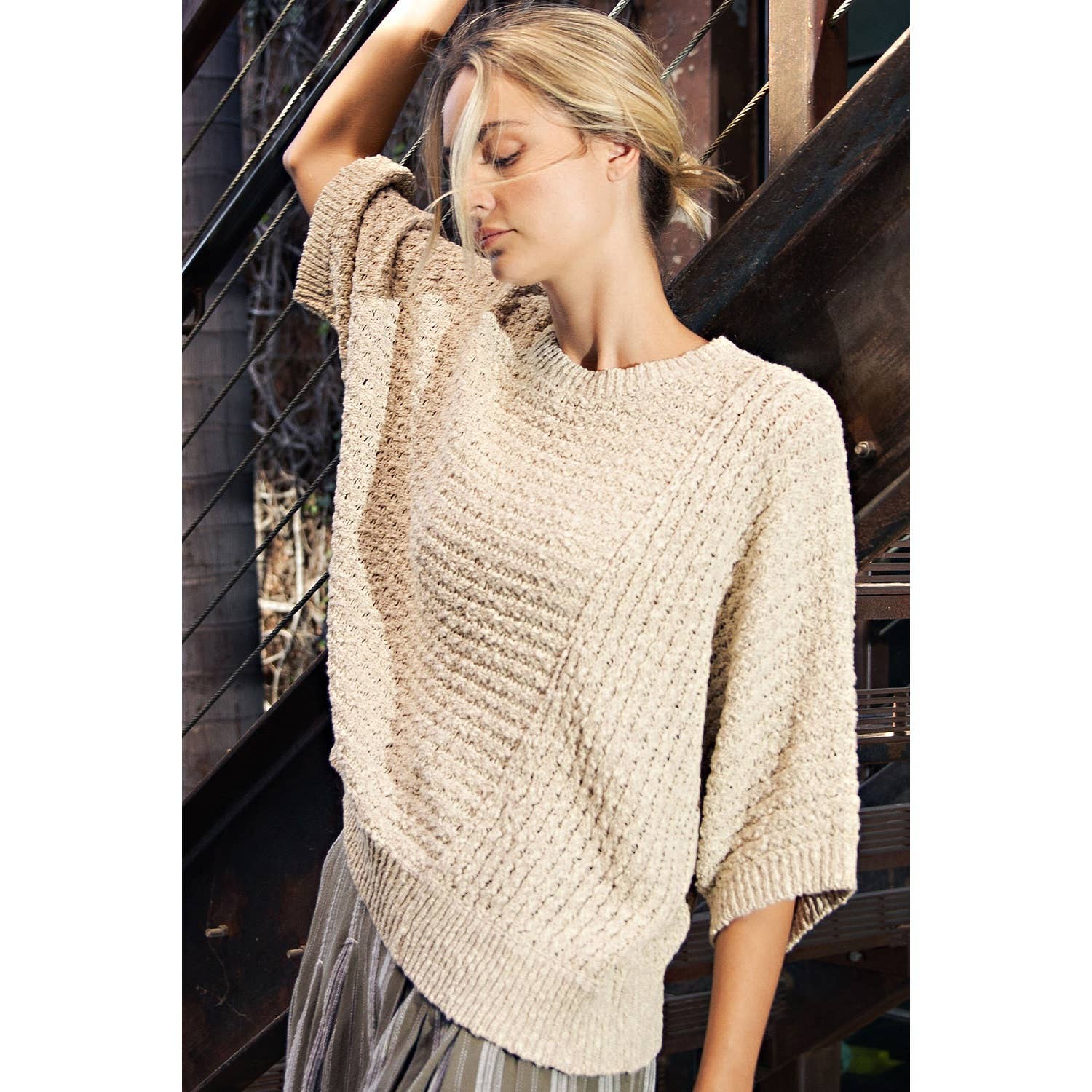 Open Stitch Sweater