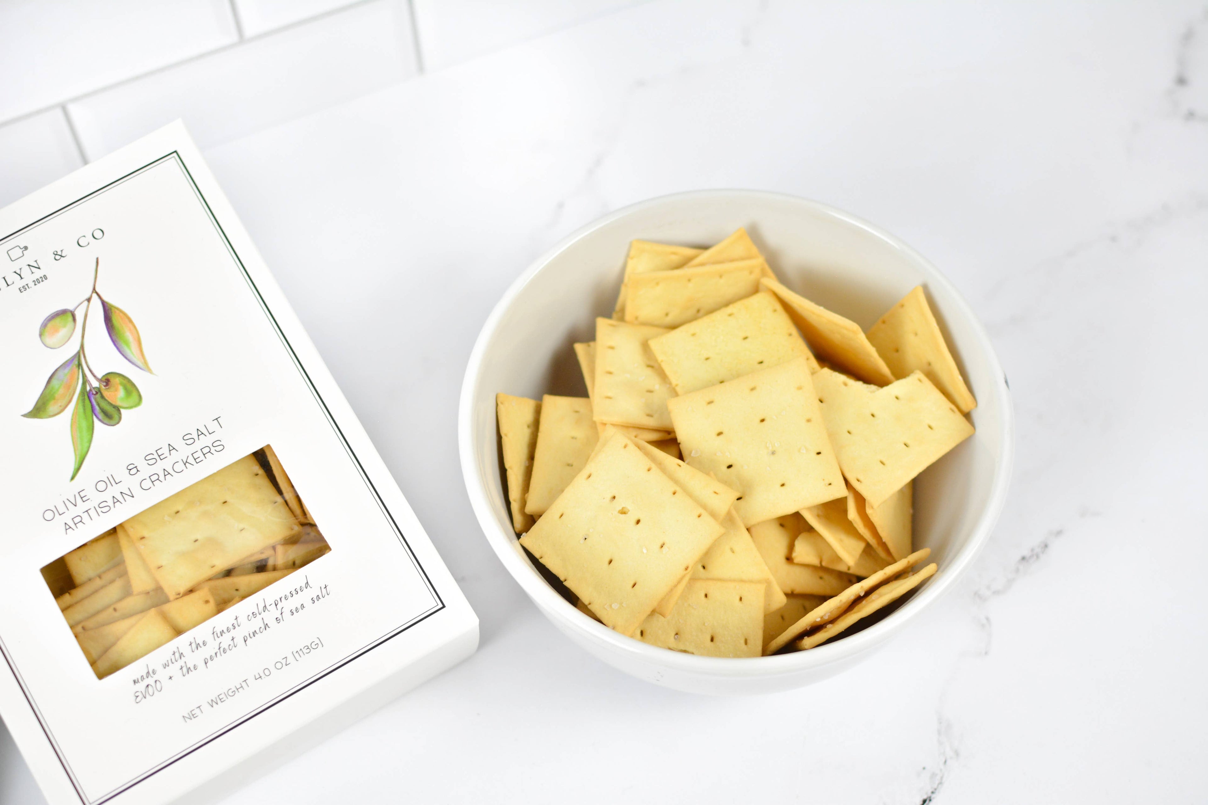 Olive Oil &amp; Sea Salt Crackers