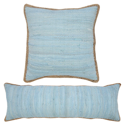 Jute Bordered Throw Pillow