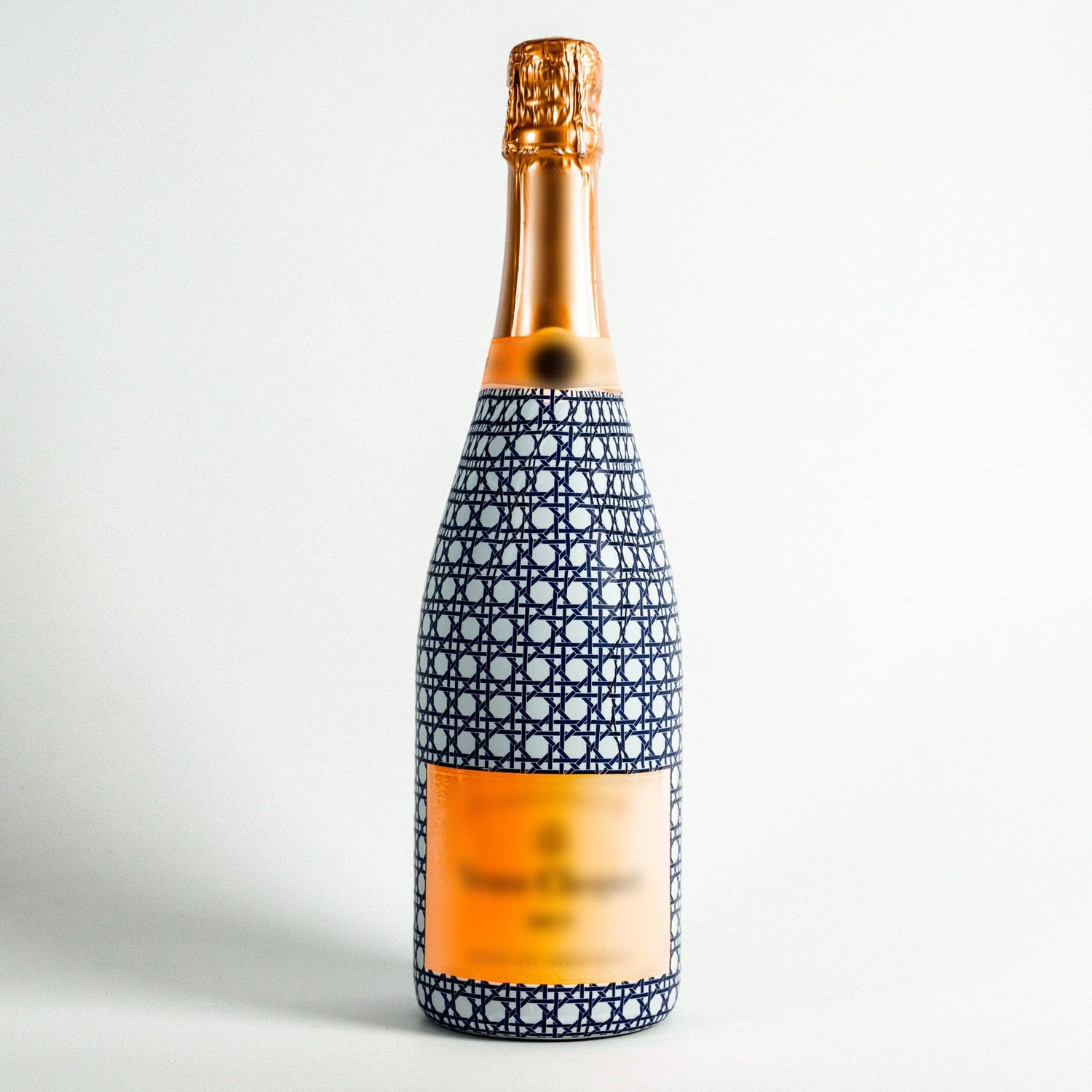 Navy and White Cane – Champagne Collection