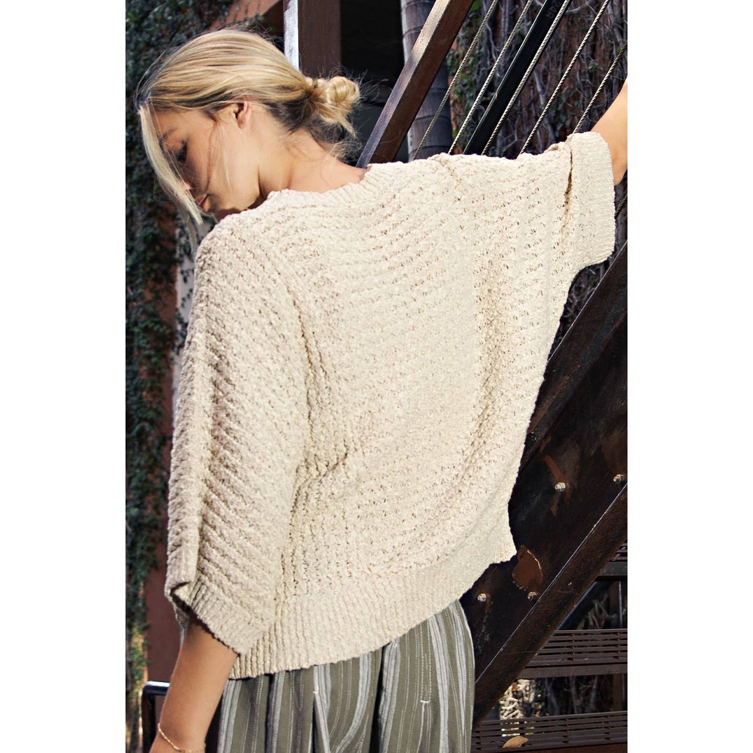 Open Stitch Sweater