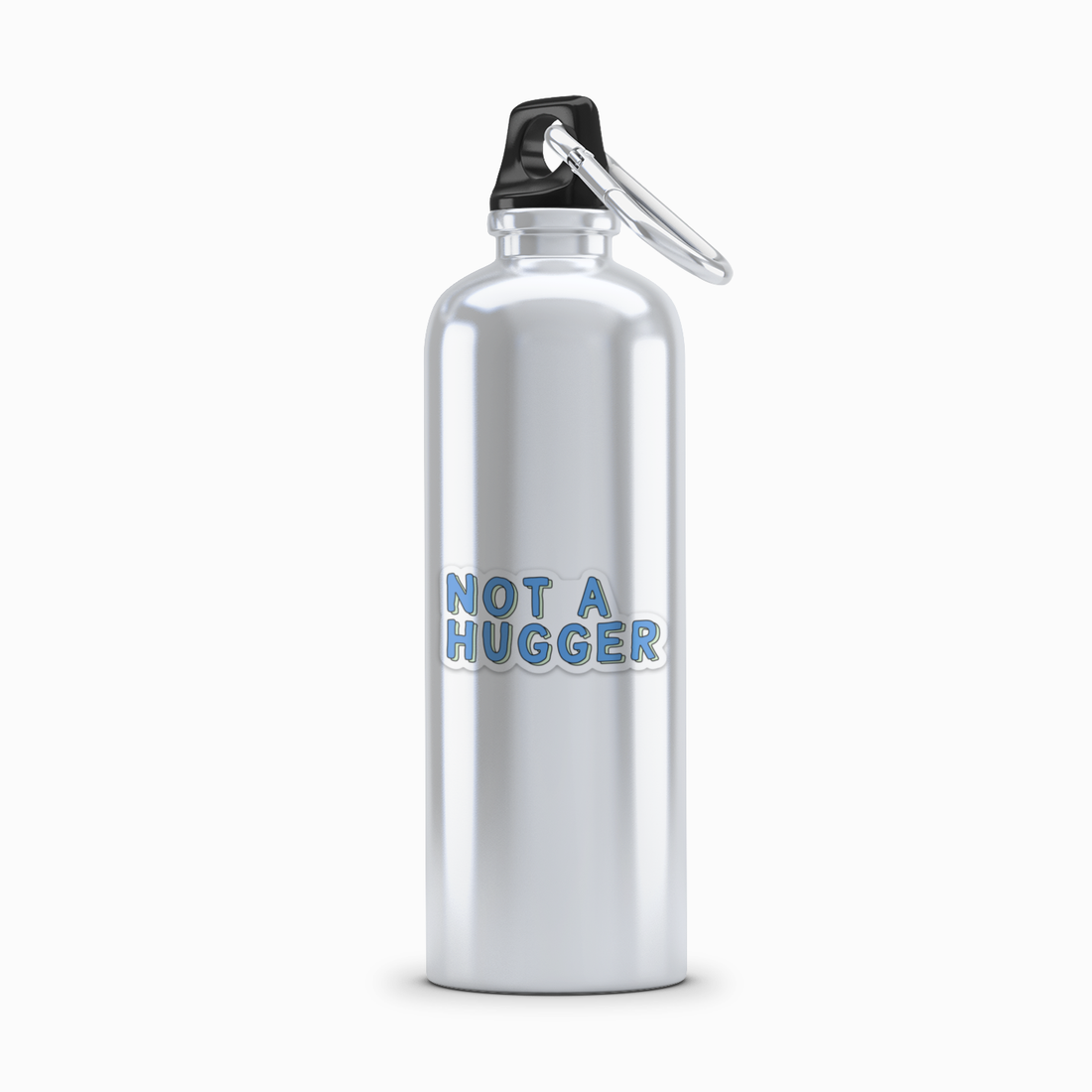 Not A Hugger Funny Laptop Vinyl Sticker