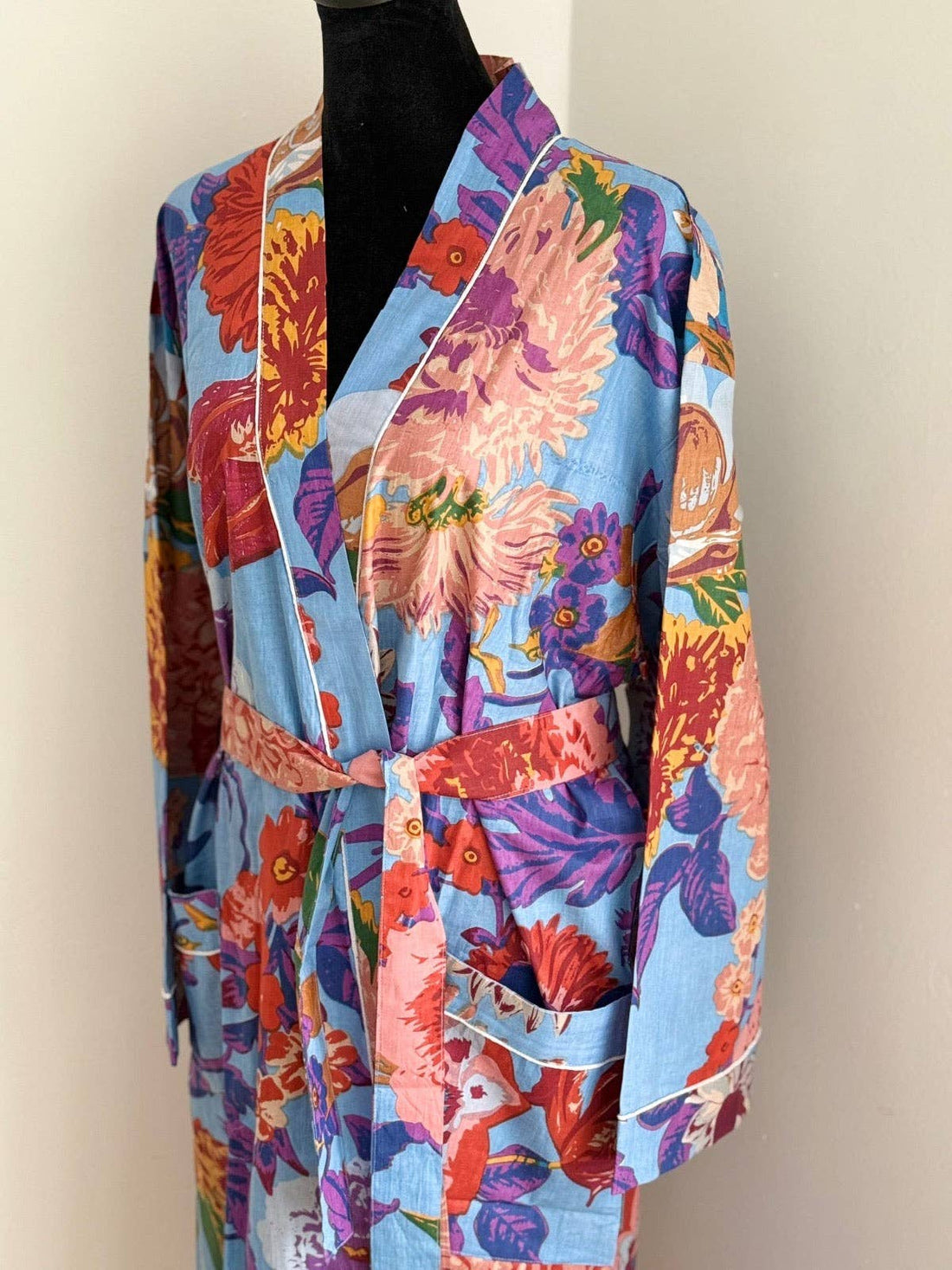 Breezy Cotton Floral Kimono
