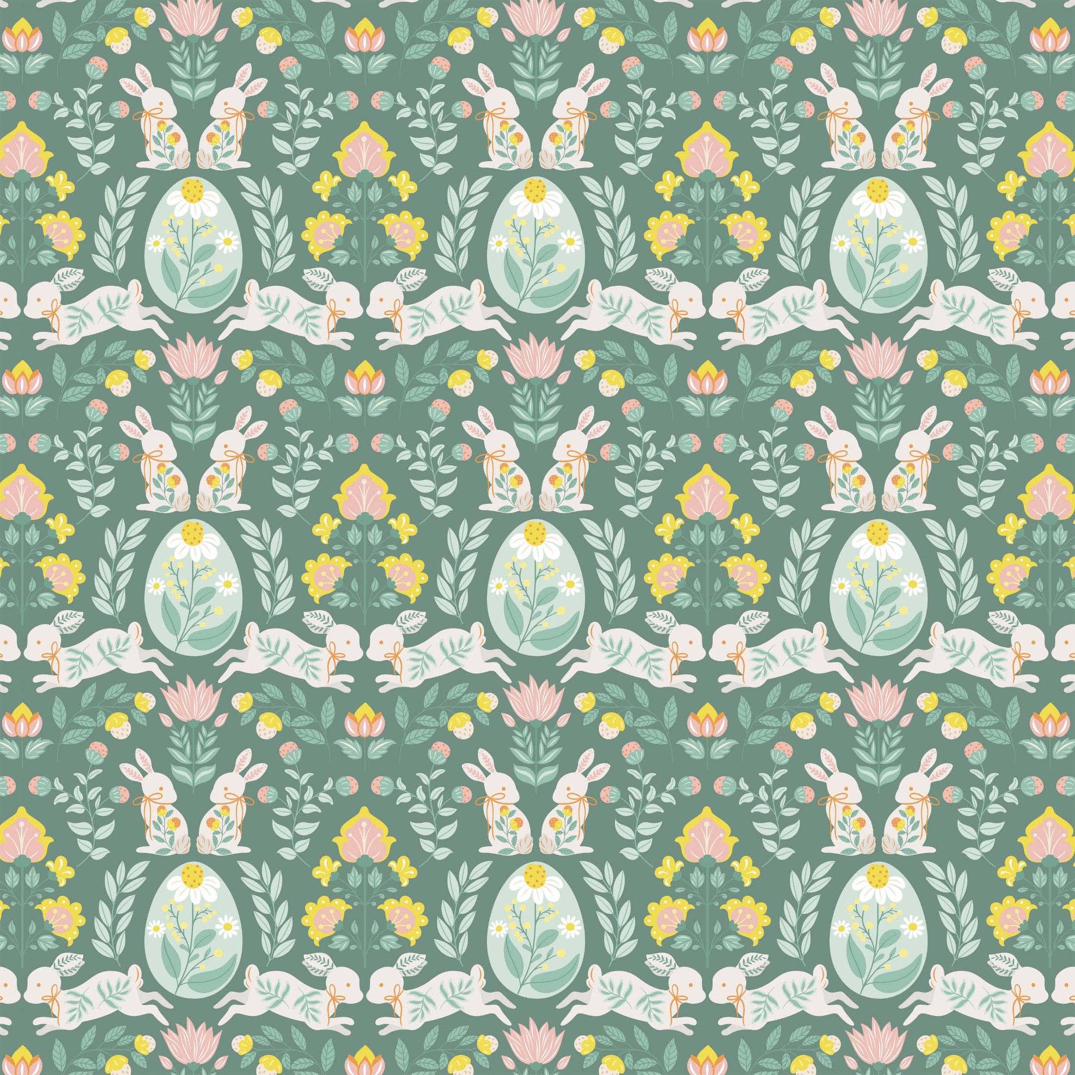 Spring Folk Bunnies- Champagne Collection