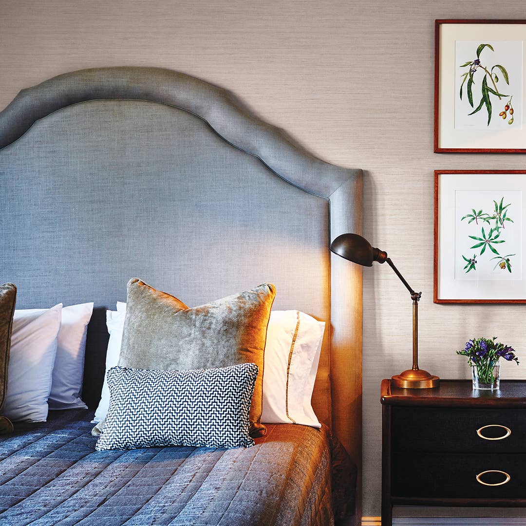 Horizontal Grasscloth Ecru P&amp;S Wallpaper, 28 sq. ft.