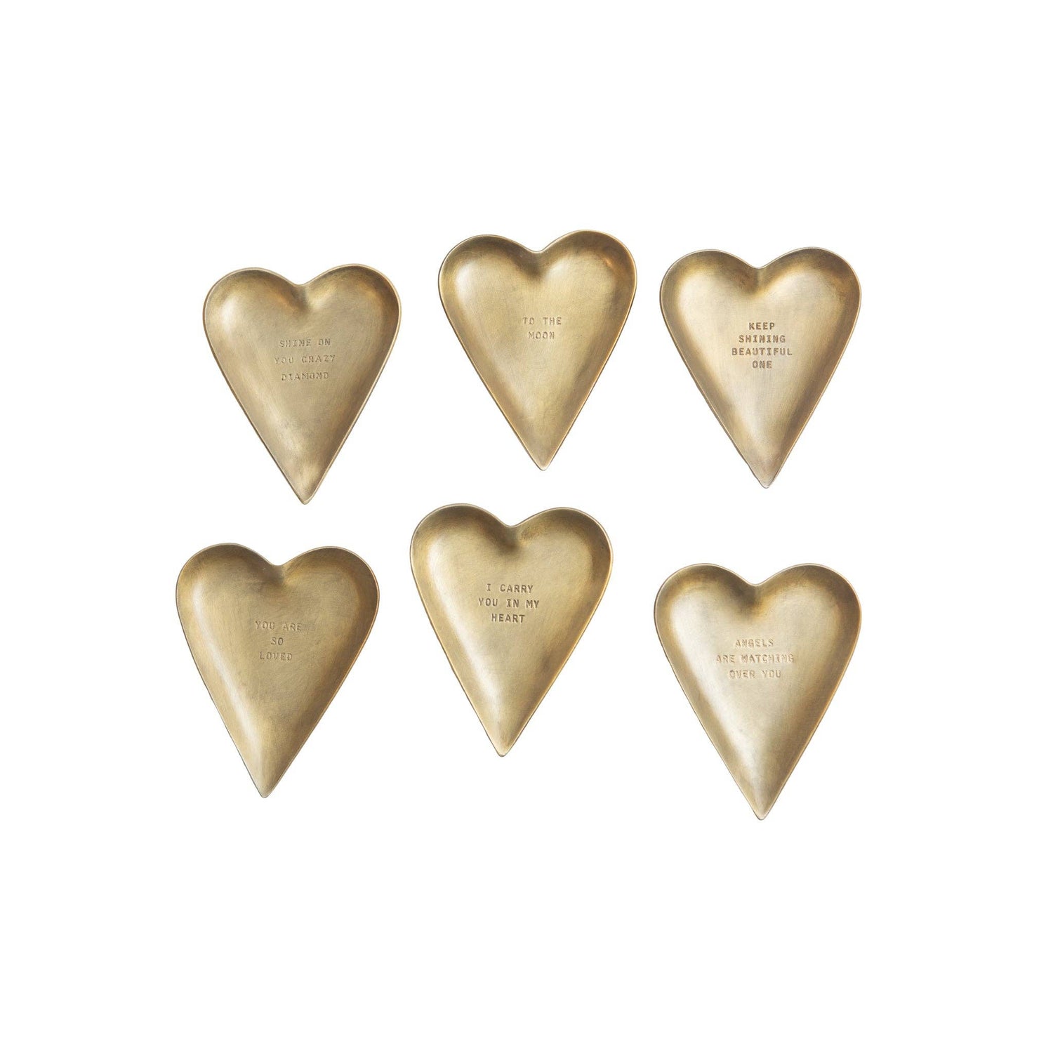 Brass Heart Trinket Tray