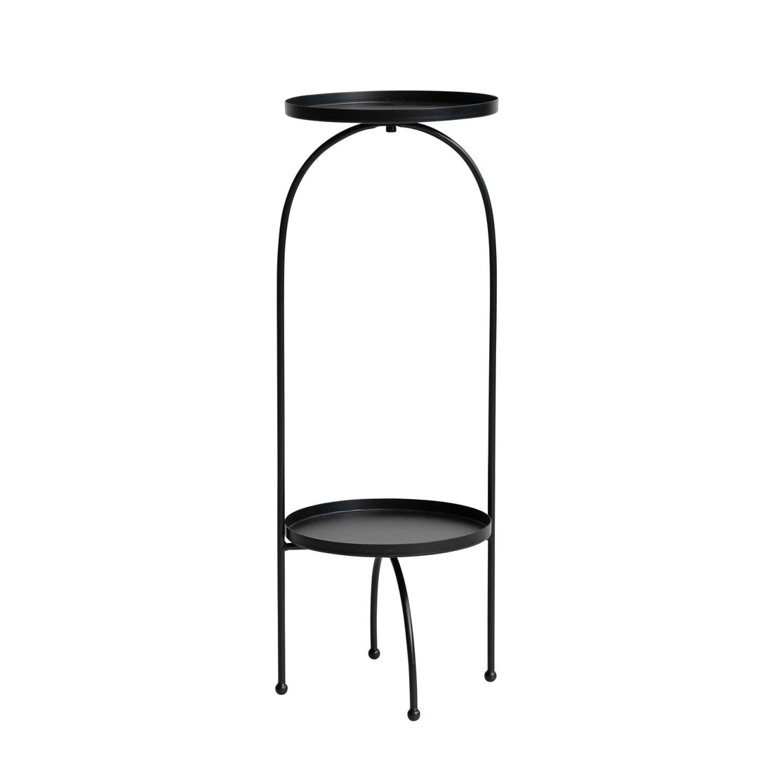 Metal Table/Plant Stand, Black