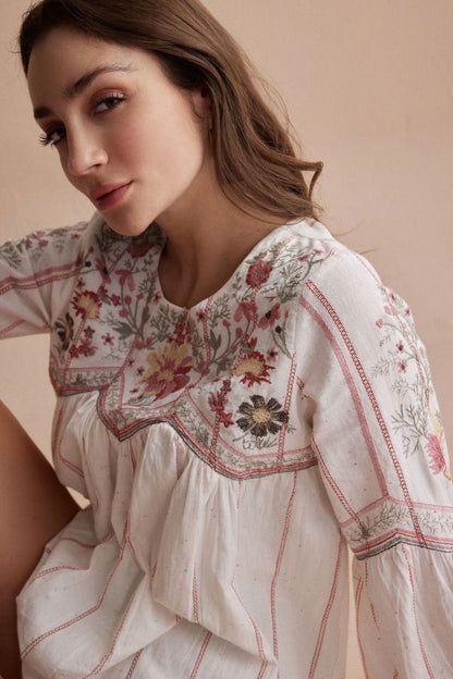 Cheree Floral Delight Free Flowing Top