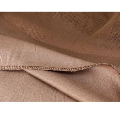 Versatile Red A-Line Tulle Skirt