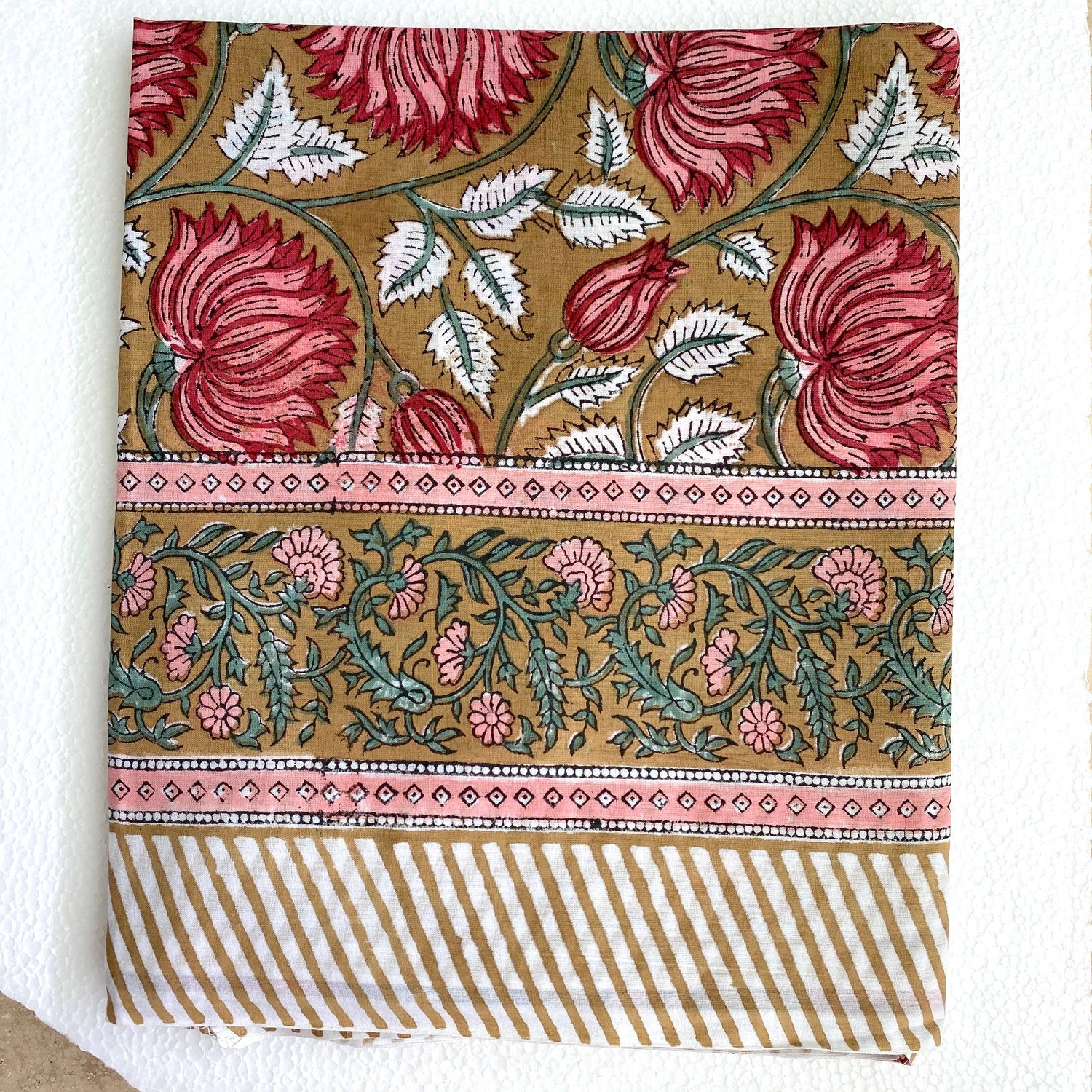 Block Printed Indian Sarong