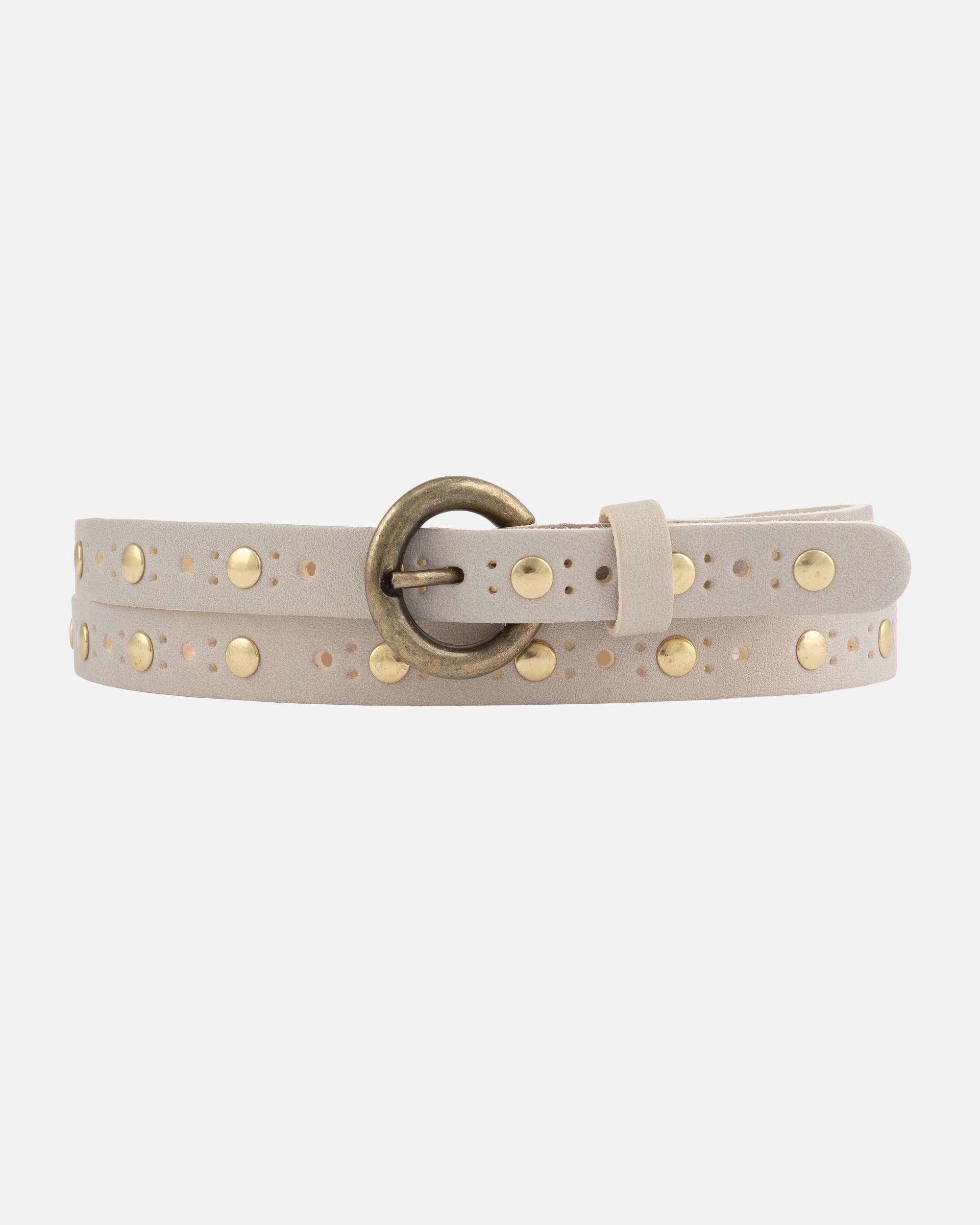 Chloe Vintage Studded Skinny Belt