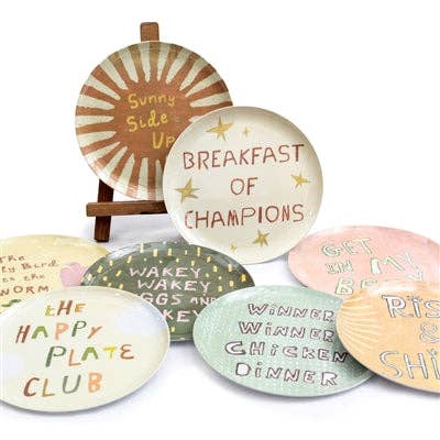 The Breakfast Club Melamine Plate Collection - Assorted Set of 8