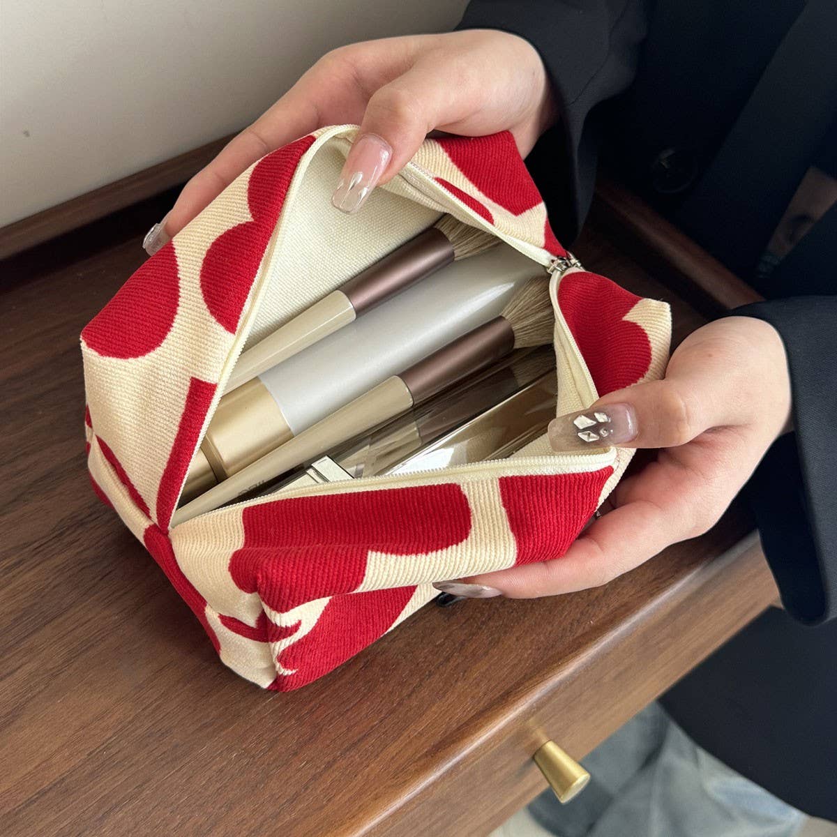 Sweetheart Corduroy Toiletry Bag