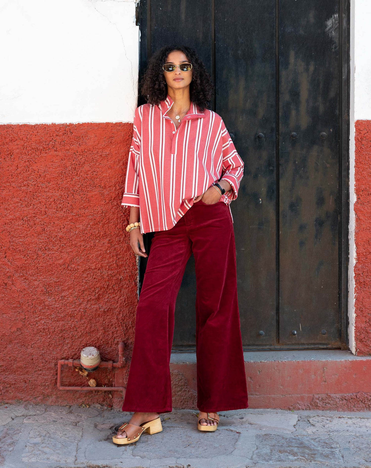 Merlot Wide Leg Pant