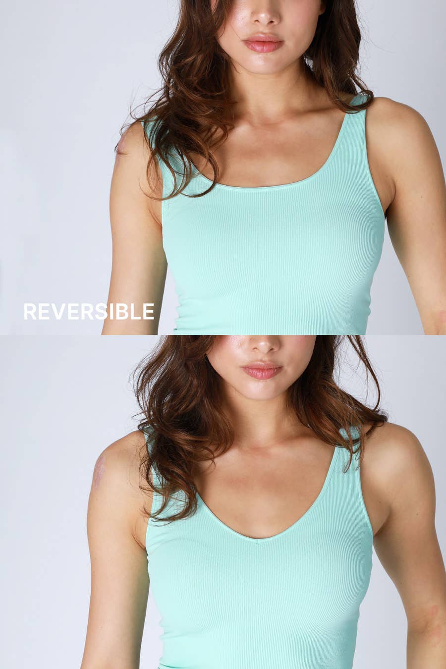 Ribbed Reversible Tank Top