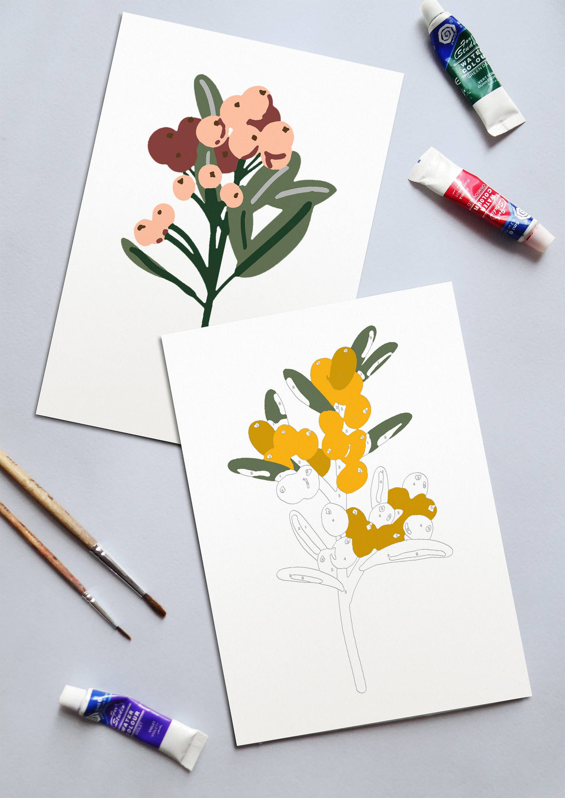 Botany Springs Paint-By-Numbers Kit