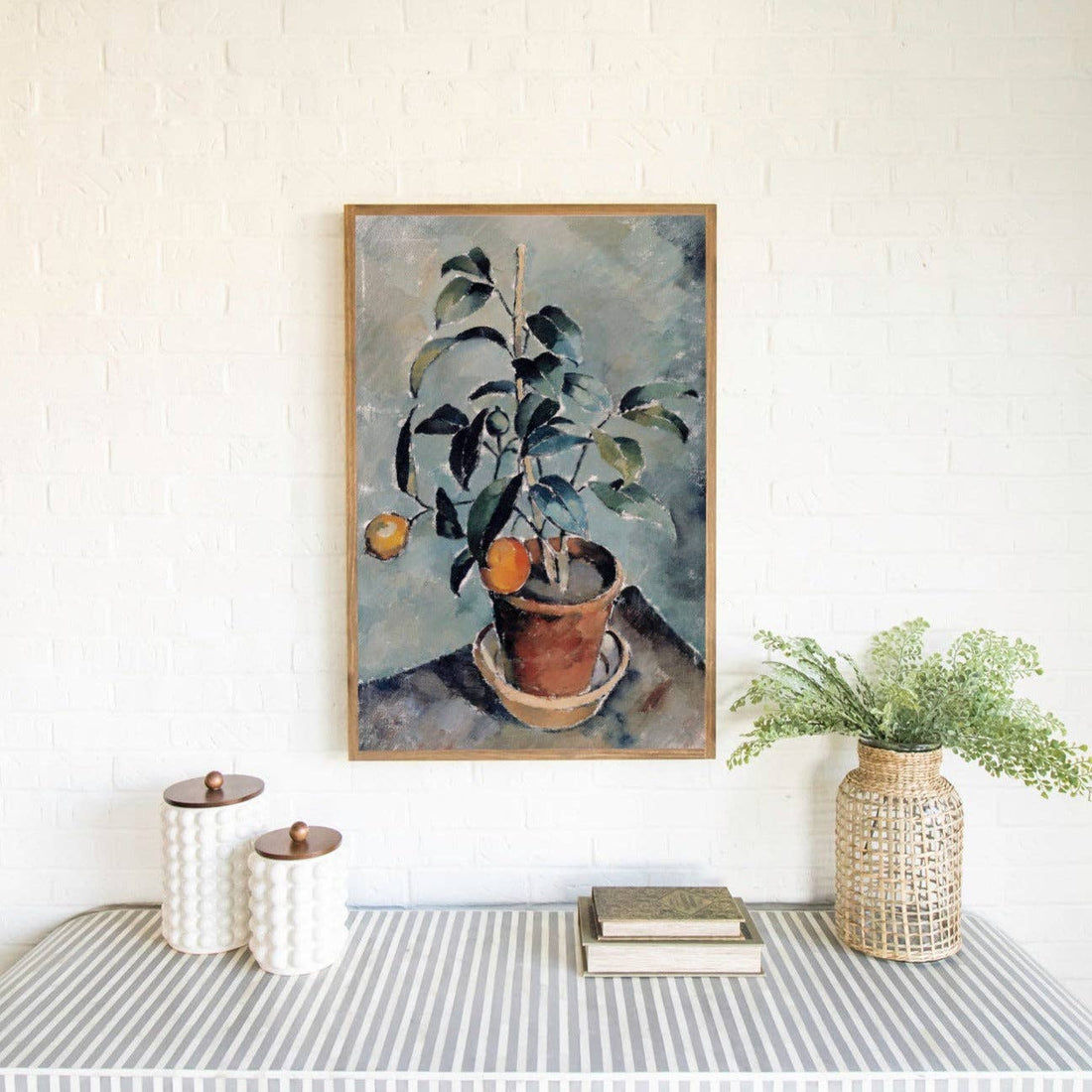 Orange Plant Wall Art