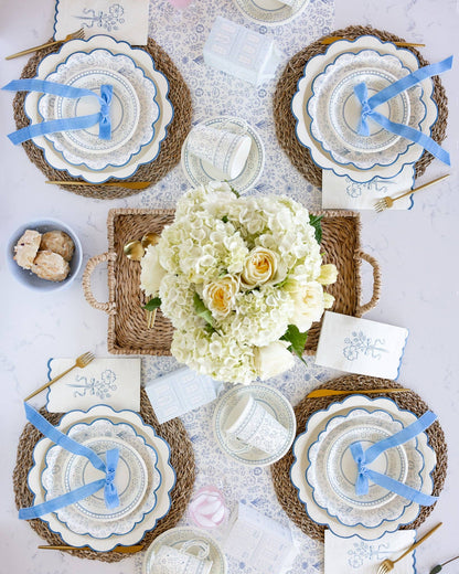 Pembroke Floral 7&quot; Paper Dessert Plate