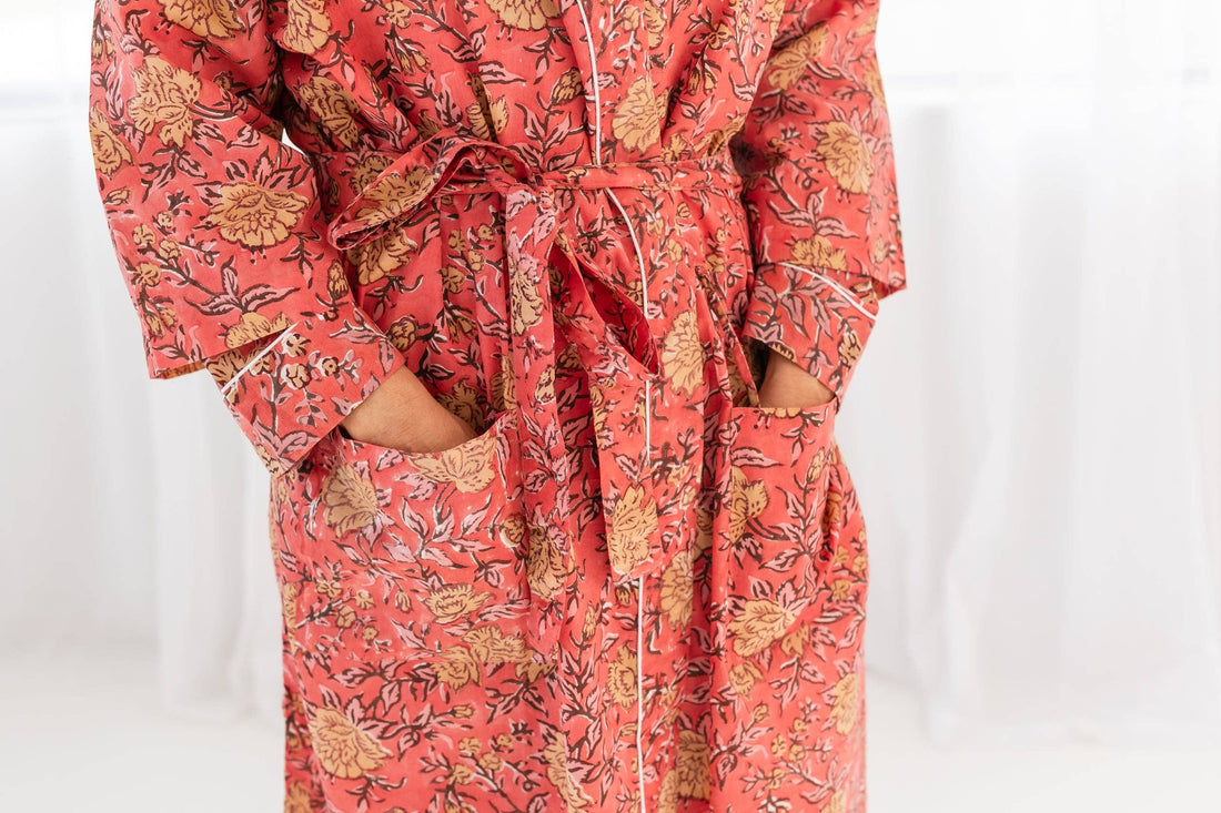 Loverly Block Print Robe