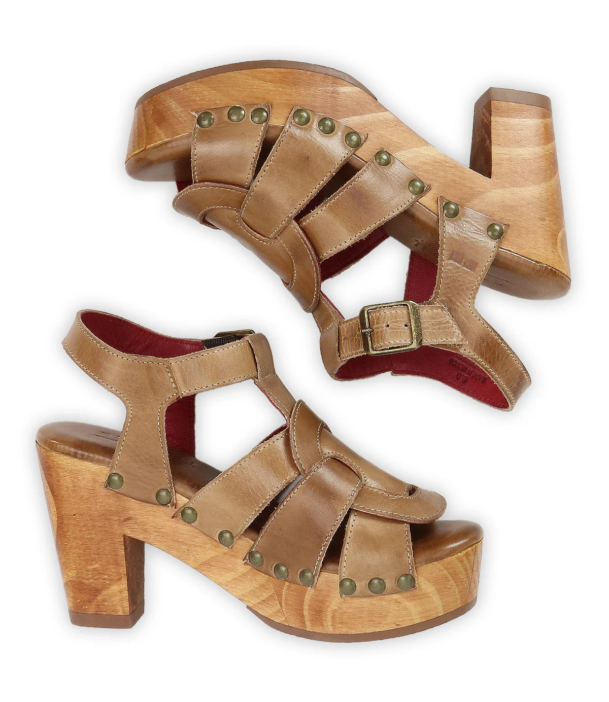 BedStu Caitlin II Woven Platform | Retro-Chic Leather Clog for All-Day Wear