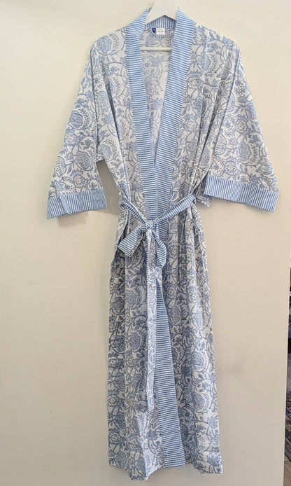 Blue Willow Kimono Robe