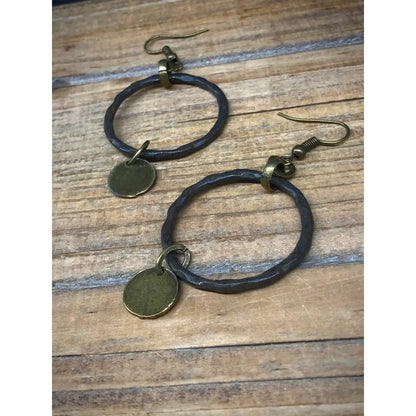 Circle Up Rustic Earrings